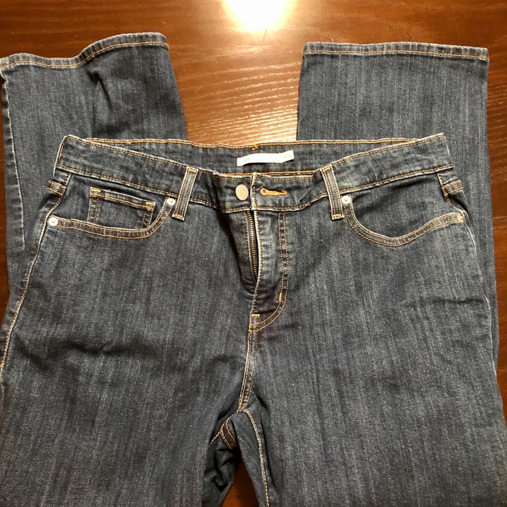 Levi’s women’s Blue jeans 16W straight leg stretch